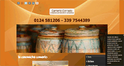 Desktop Screenshot of ceramicheartistichecastellamonte.com