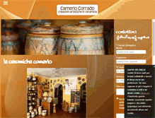 Tablet Screenshot of ceramicheartistichecastellamonte.com